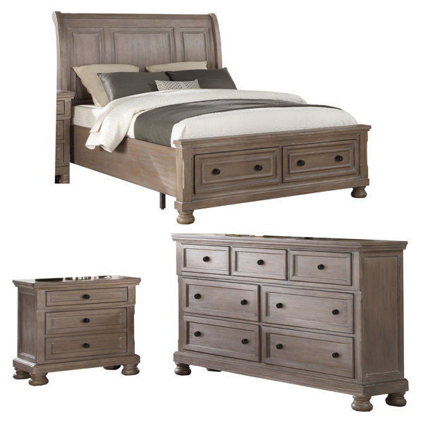 Lark Manor Friese King Platform Solid Wood Configurable Bedroom Set & Reviews Wayfair